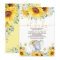 Garden Sunflowers Elephant Neutral Baby Shower