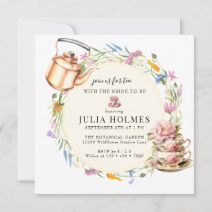 Garden Tea Bridal Shower Invitation