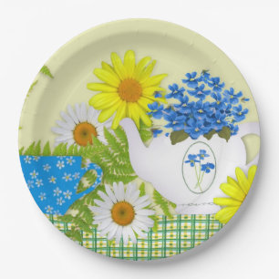 Garden Tea Paper Plates