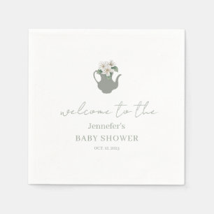 Garden Tea Party baby shower Paper Napkin