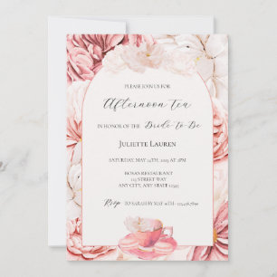 Garden Tea Party Bridal Shower Invitation