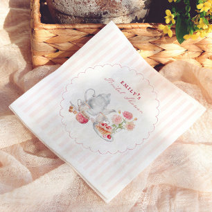Garden Tea Party Bridal Shower Napkin