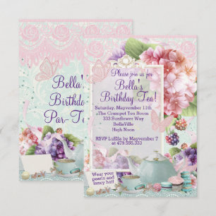 Garden Tea Party Invitation
