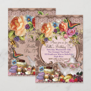 Garden Tea Party Invitation