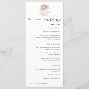 Garden Tea Party Menu