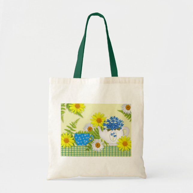 Garden Tea Tote Bag (Front)