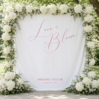 Garden Tea with the Bride to Be Bridal Shower Back Tapestry