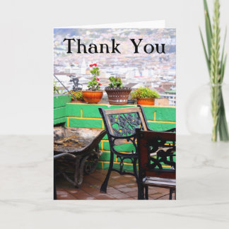 Garden Terrace Thank You Card