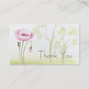 Garden Thank You Business Card