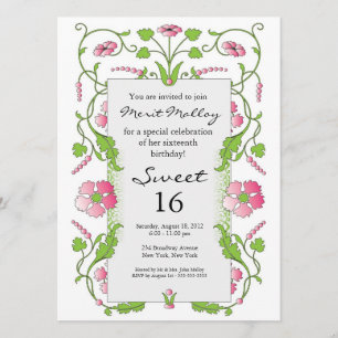 Garden Theme Invitation