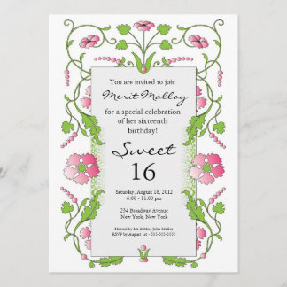 Garden Theme Invitation