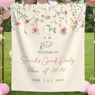 Garden Themed Graduation Photo Backdrop Custom Gar Tapestry