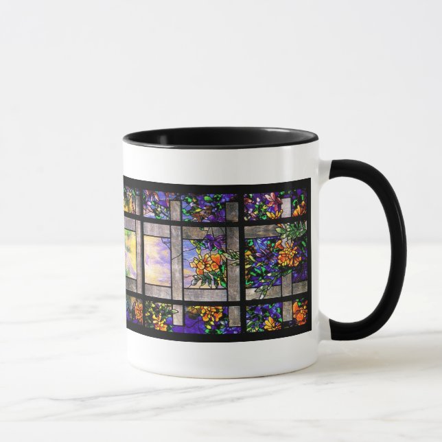 Garden Tiffany Stained Glass Mug (Right)