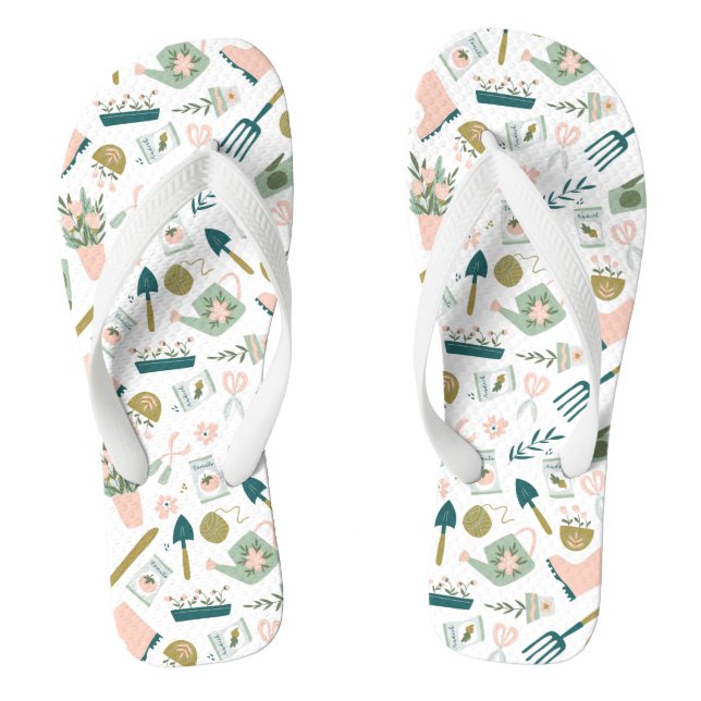 Garden Time Flip Flops (Footbed)