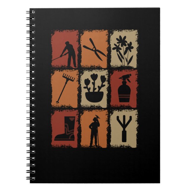 Garden Tool Gardener Notebook (Front)