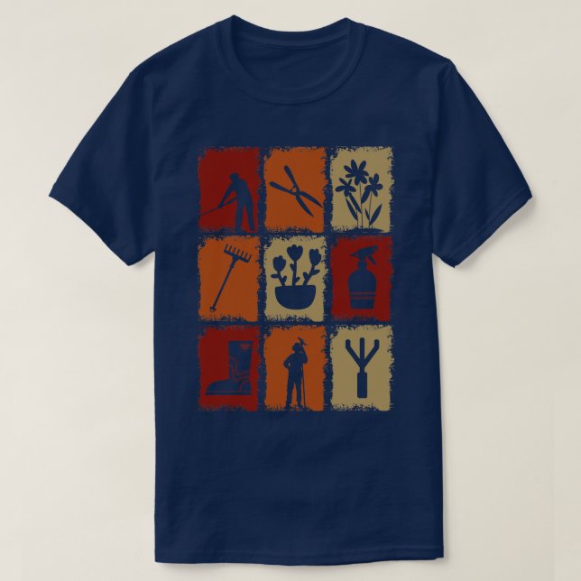 Garden Tool Gardener T-Shirt (Design Front)