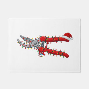 Garden tool Pruning Shear Christmas Garderning Doormat