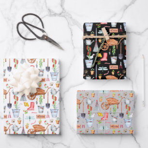 Garden Tools  Wrapping Paper Sheet
