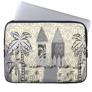 Garden Towers-2 Acrylic Print Laptop Sleeve