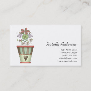 Garden Treasures · Flowerpot Business Card