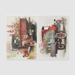 Garden Trucks  Tissue Paper