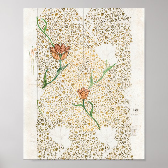 Garden Tulip 1885 By William Morris Poster (Front)