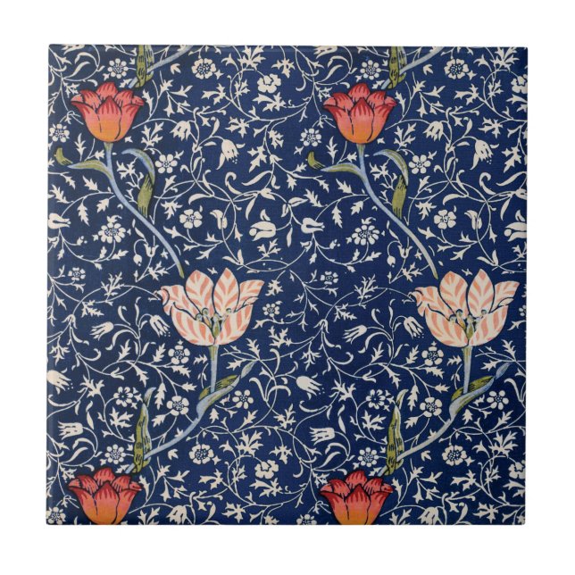 Garden Tulip (Medway) by William Morris   Tile (Front)