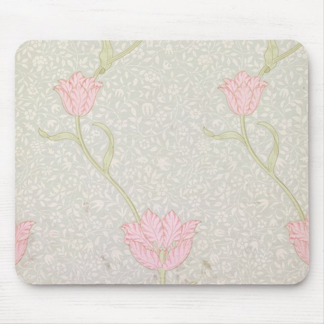 'Garden Tulip' wallpaper design, 1885 Mouse Mat (Front)