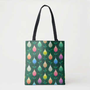 garden tulips tote bag