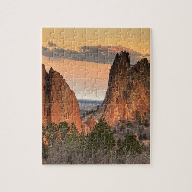 Garden Under Soft Light Jigsaw Puzzle (Vertical)