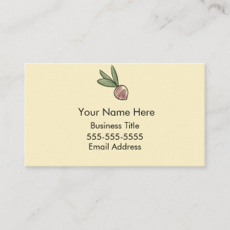 Garden Vegetable Professional Business Card