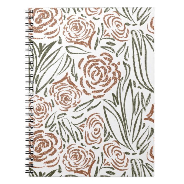 Garden Vibes designs Notebook (Front)