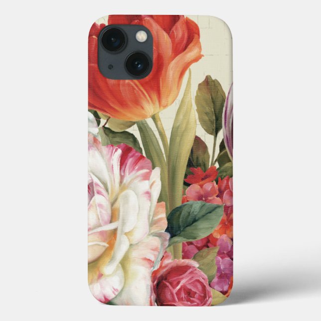 Garden View Tossed Flowers Case-Mate iPhone Case (Back)