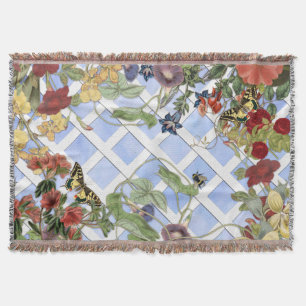 Garden Vignette Throw Blanket