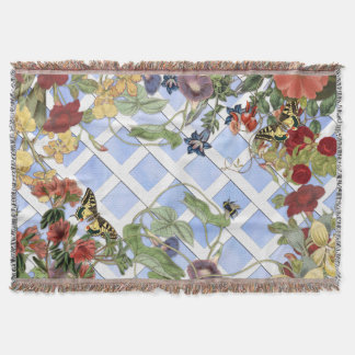 Garden Vignette Throw Blanket