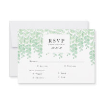 Garden Vines | Watercolor RSVP Card