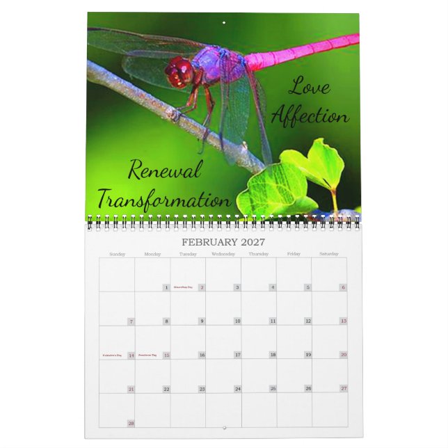 Garden Visitors 2023 Calendar (Feb 2027)