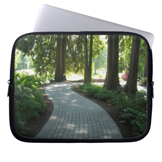 Garden Walkway Laptop Sleeve (Front)