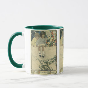 Garden Wall Jessie Willcox Smith, Vintage Children Mug