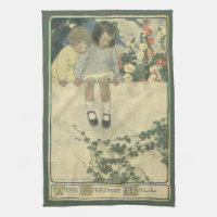 Garden Wall Jessie Willcox Smith, Vintage Children
