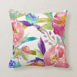 Garden Watercolor Cushion