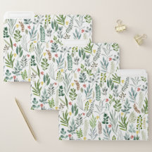 Garden Watercolor Leaves 