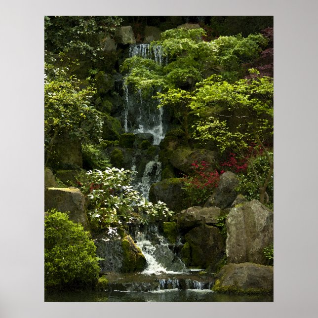 Garden Waterfall Poster (Front)