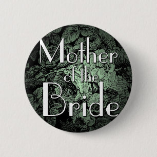 Garden Wedding Button: Mother of the Bride 6 Cm Round Badge