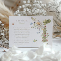 Garden Wedding Information Vintage Illustrations