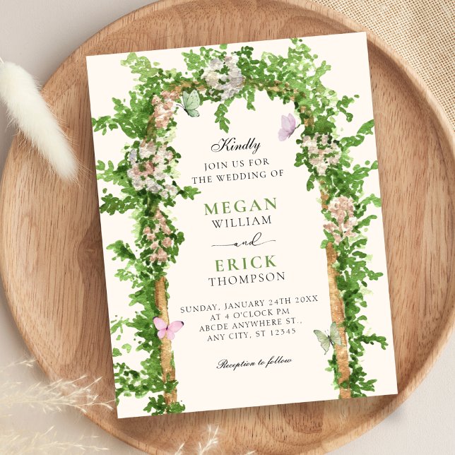 Garden wedding invitation (Creator Uploaded)