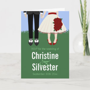 Garden Wedding, RSVP Invitation