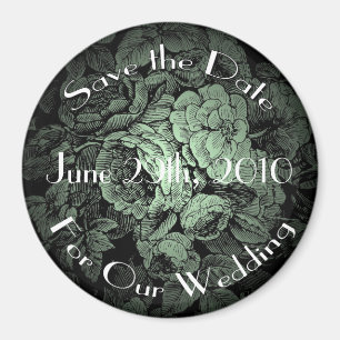Garden Wedding: Save the Date Magnet