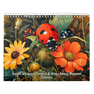 Garden Whispers – Insects & Wings Among Blossoms 2 Calendar