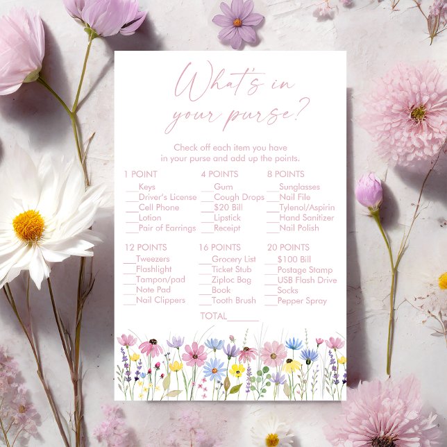 Garden Wildflowers What's In Your Purse Game (Creator Uploaded)